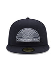 East Los Angeles Arch Navy On White 59Fifty Fitted