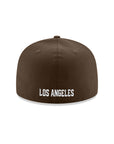 East Los Angeles Arch Walnut Brown On White 59Fifty Fitted