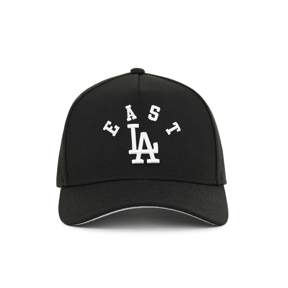East Los Angeles Dodgers Black On White 9Forty A-Frame Snapback