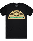 CrownMinded East Los Angeles Arch Black Gold Tee