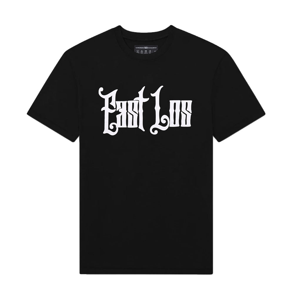 East Los Old English Graphic Tee - Black