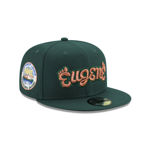 Eugene Emeralds Dark Green Northwest League SP 59Fifty Fitted