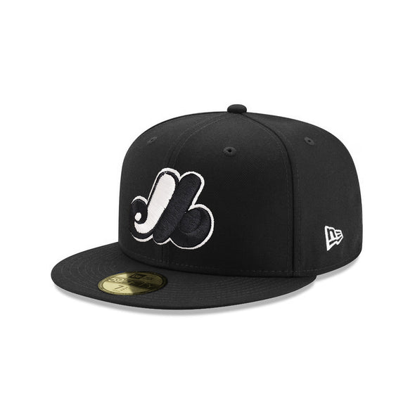 Montreal Expos Black on White 59Fifty Fitted