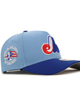 Montreal Expos Sky Blue Royal Serie De Los Expos 9Forty A-Frame Snapback