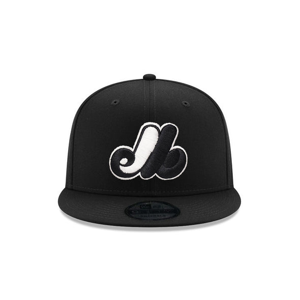 Montreal Expos Black on White 9Fifty Snapback