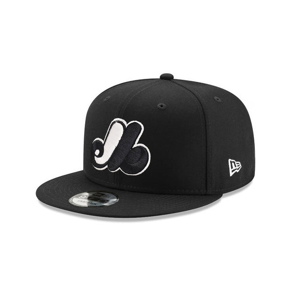 Montreal Expos Black on White 9Fifty Snapback