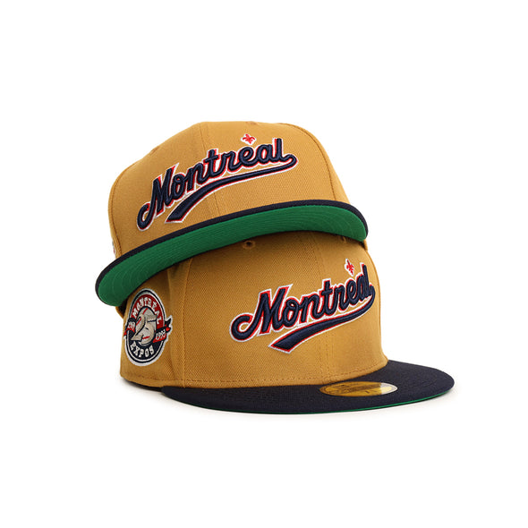 Montreal Expos Tan Navy 2 Tone 25th Anniversary SP 59Fifty Fitted