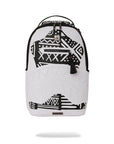 SprayGround Ai Tribal Couture Platinum DLX Backpack