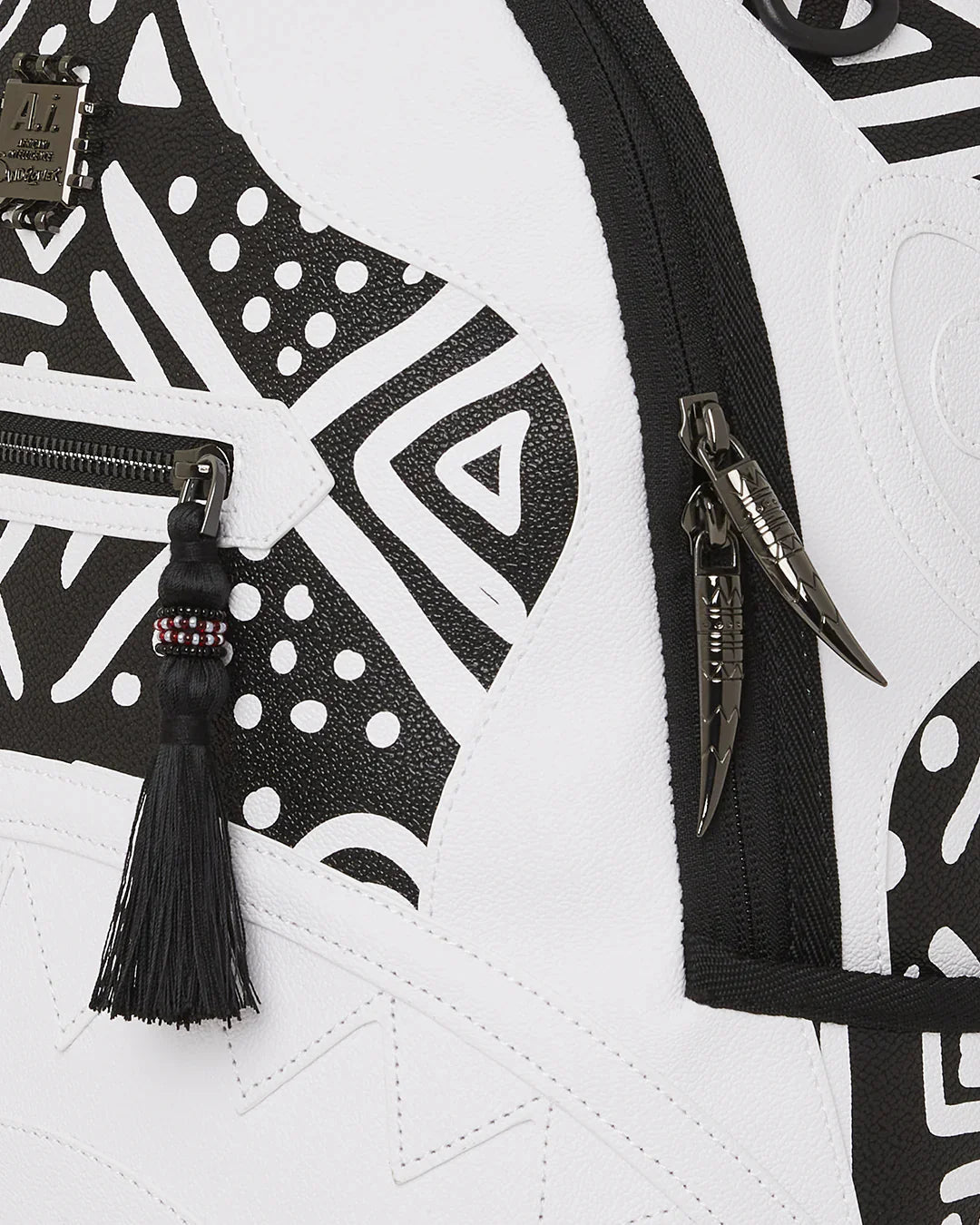SprayGround Ai Tribal Couture Platinum DLX Backpack