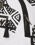 SprayGround Ai Tribal Couture Platinum DLX Backpack