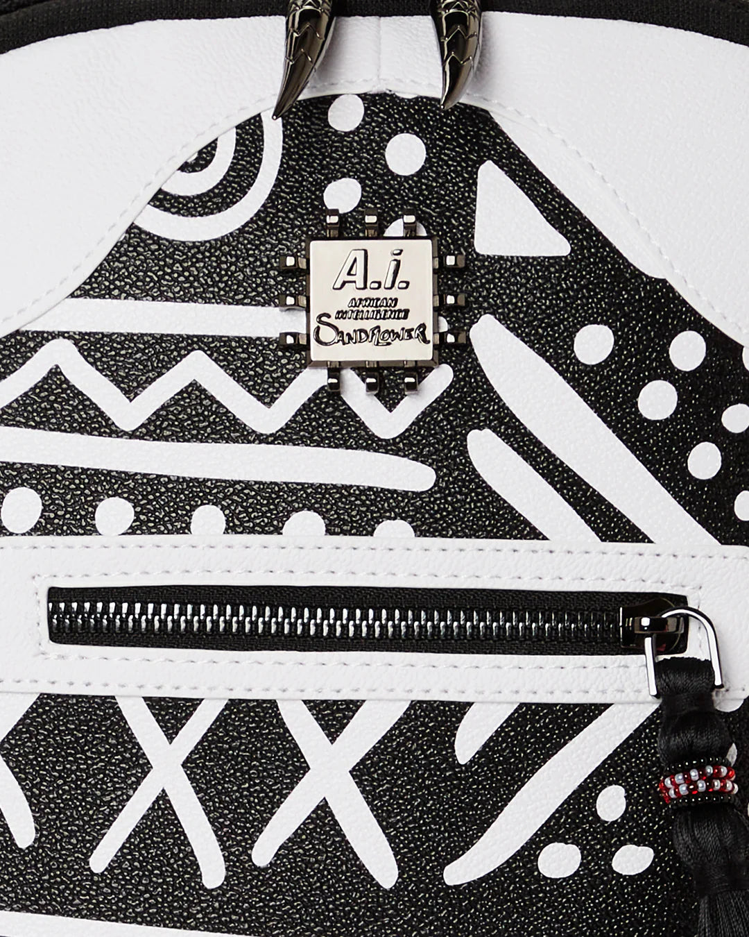 SprayGround Ai Tribal Couture Platinum DLX Backpack