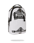 SprayGround Ai Tribal Couture Platinum DLX Backpack