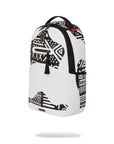 SprayGround Ai Tribal Couture Platinum DLX Backpack