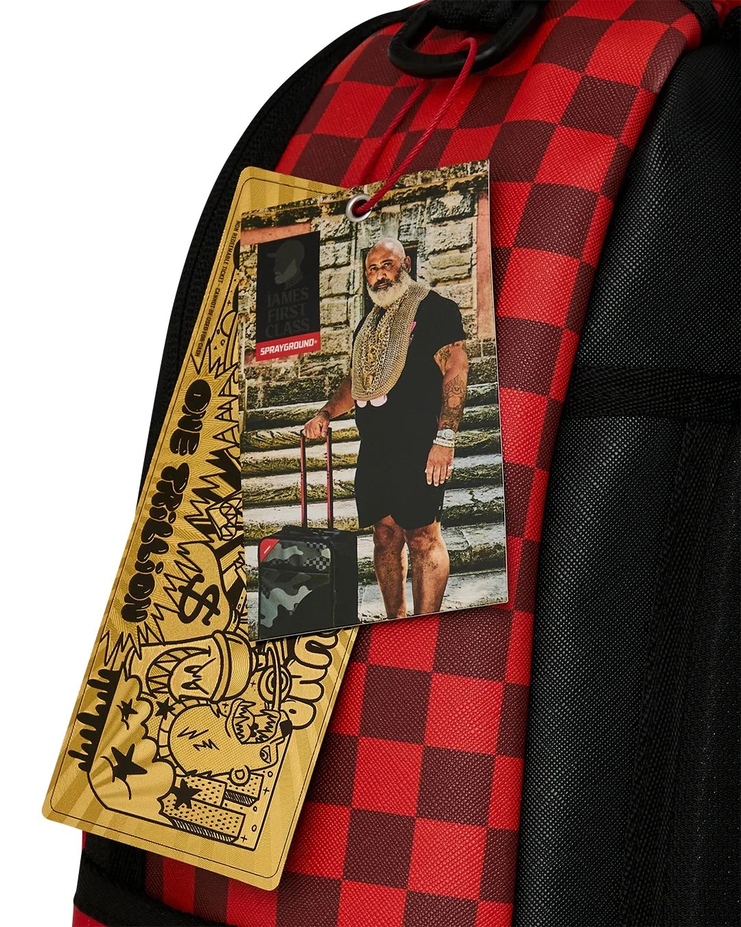 SprayGround James First Class Red DLXSV Backpack