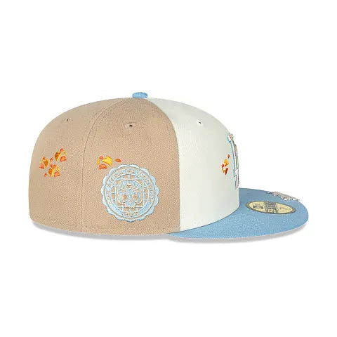 Los Angeles Dodgers Chrome Tri Color Day Of The Dead SP 59Fifty Fitted
