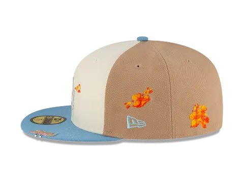 Los Angeles Dodgers Chrome Tri Color Day Of The Dead SP 59Fifty Fitted