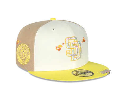 San Diego Padres Chrome Tri Color Day Of The Dead SP 59Fifty Fitted