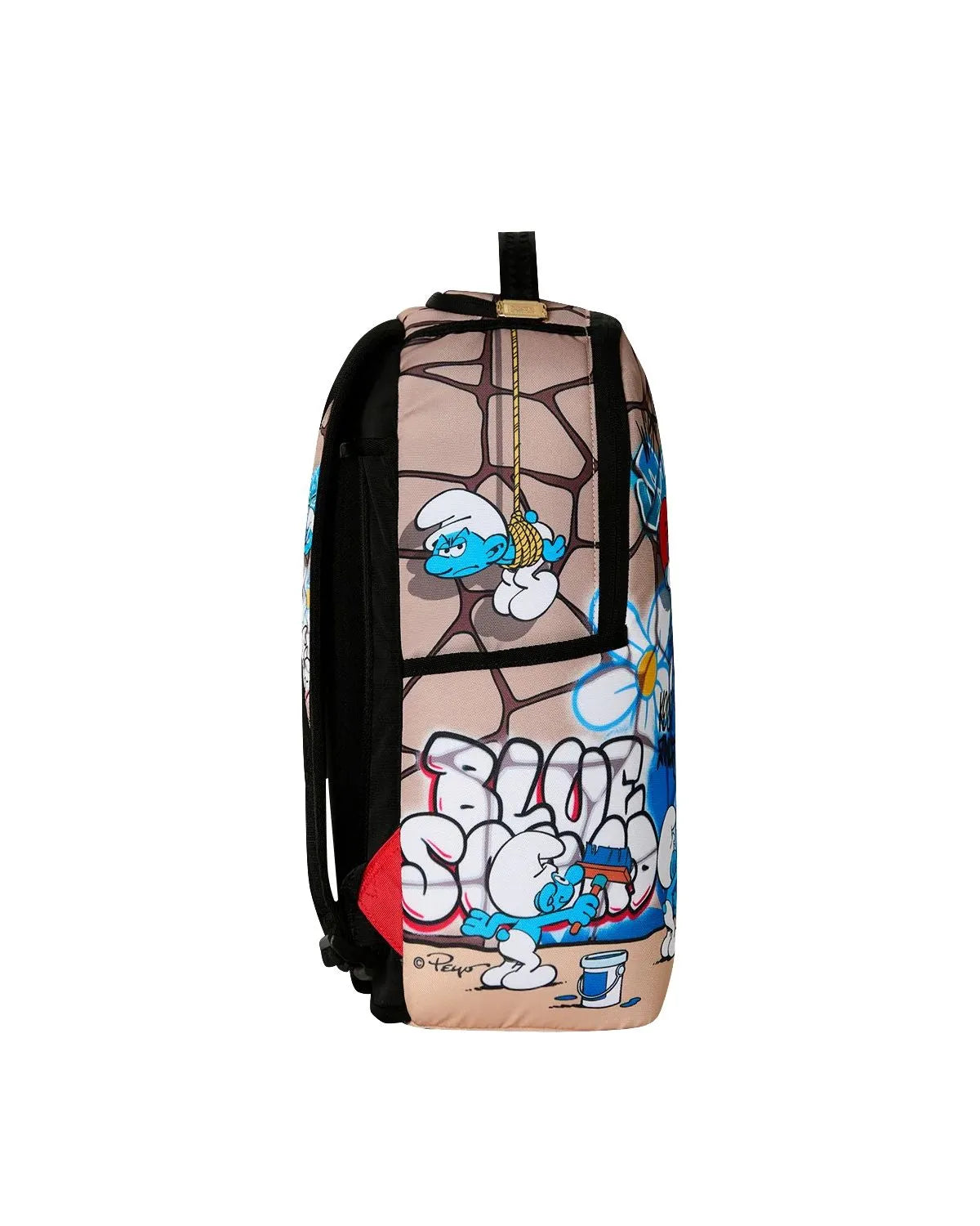SprayGround Smurfs Big Mural Art Party DLXSR Backpack
