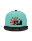 Florida Panthers Mint Black 2 Tone 25th Anniversary SP NHL 59Fifty Fitted