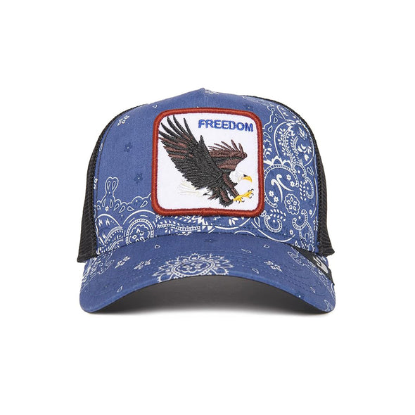 Animal Farm Paisley Freedom Navy Snapback Trucker