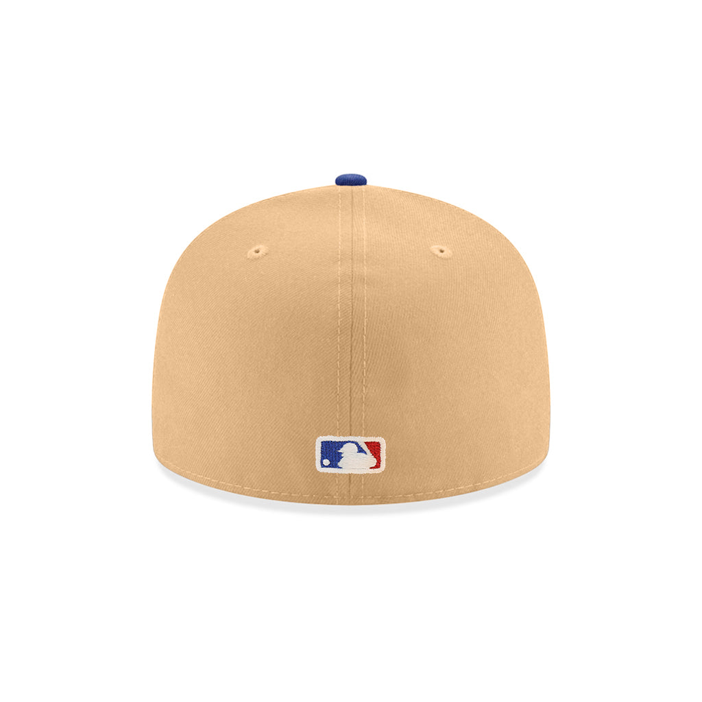 Cleveland Guardians Candied Pecan Blue 2 Tone Goodyear Ballpark SP 59Fifty Fitted