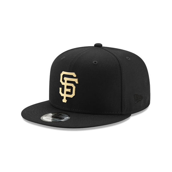 San Francisco Giants Black Gold Metal Badge 9Fifty Snapback