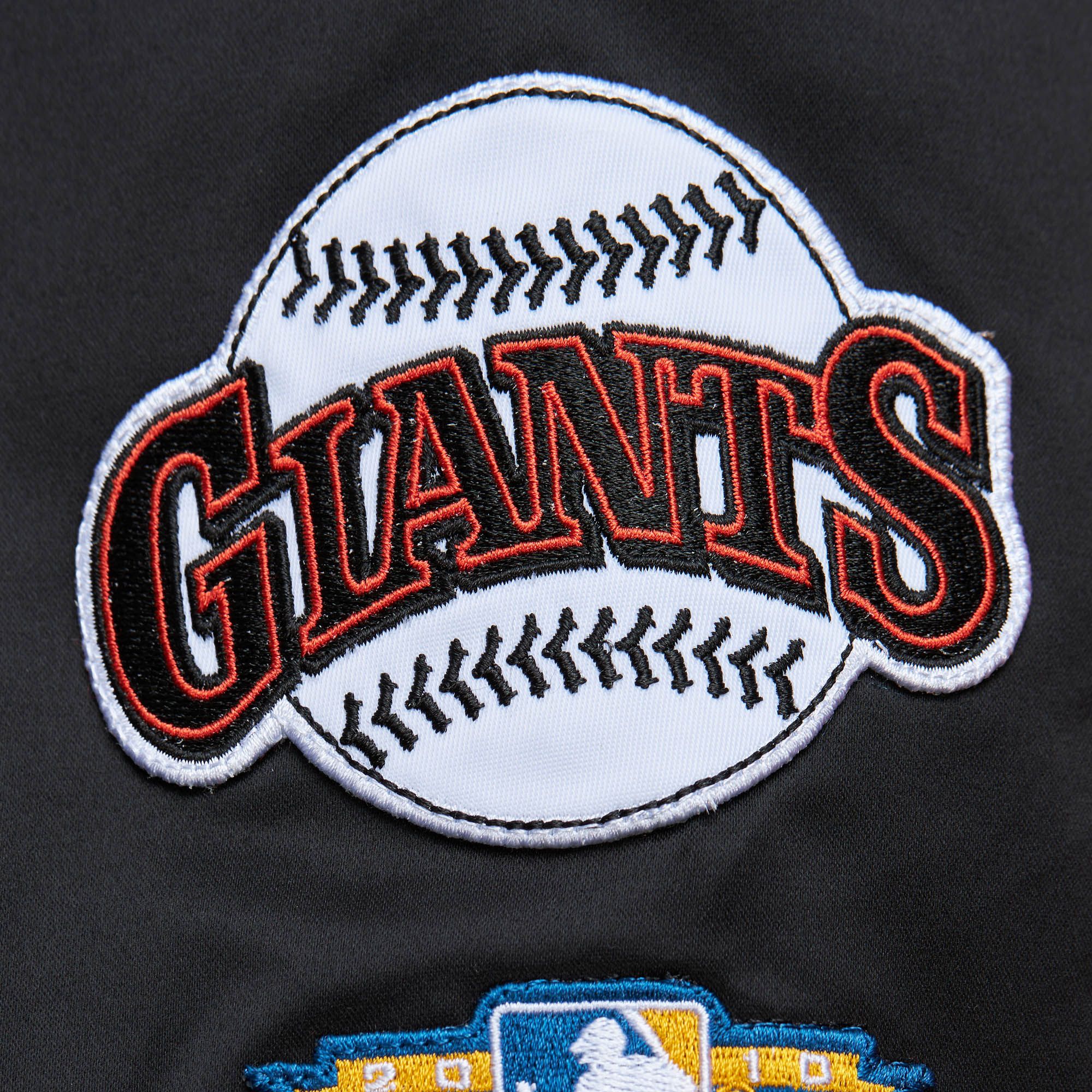 Mitchell &amp; Ness San Francisco Giants Lightweight Satin Bomber Jacket