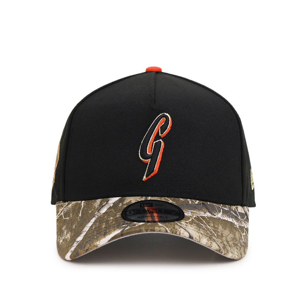 San Francisco Giants Black Real Tree 60th Anniversary SP 9Forty A-Frame Snapback