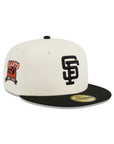 San Francisco Giants Chrome Black 2 Tone 50th Anniversary SP 59Fifty Fitted