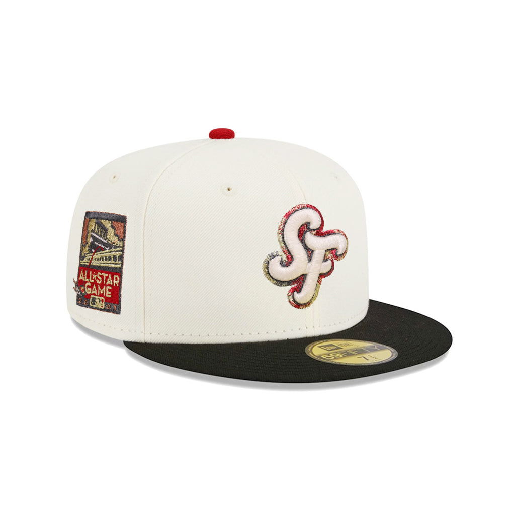 San Francisco Giants Chrome Black 2007 All Star Game SP 59Fifty Fitted