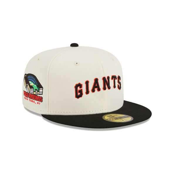 New York Giants Cooperstown Chrome Black 2 Tone Polo Grounds Stadium SP 59Fifty Fitted