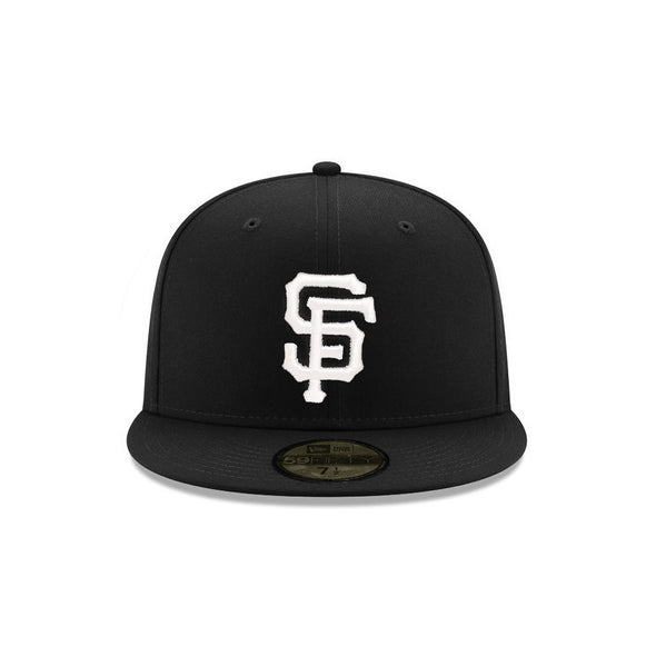 San Francisco Giants Black on White 59Fifty Fitted