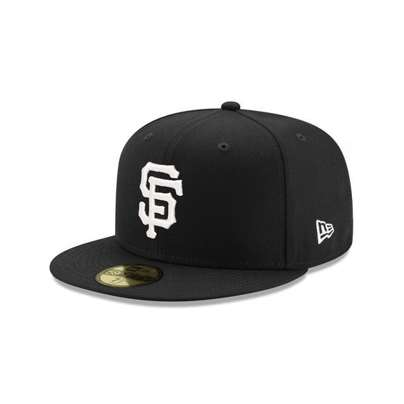 San Francisco Giants Black on White 59Fifty Fitted