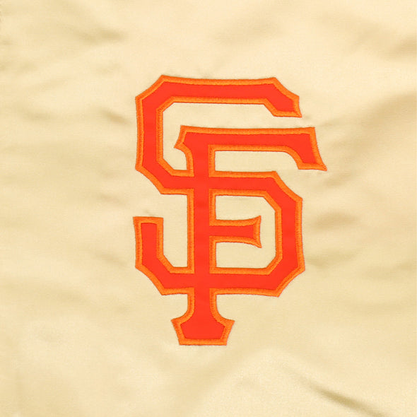 Mitchell & Ness San Francisco Giants Lightweight Gold Satin Jacket