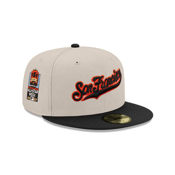 San Francisco Giants Stone Black 2 Tone 2007 All Star Week SP 59Fifty Fitted