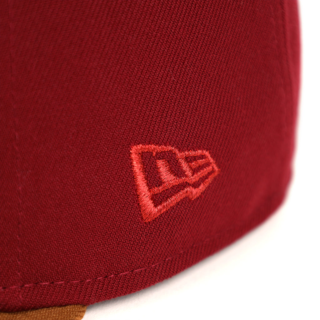 San Francisco Giants Cardinal Bronze 2 Tone Oracle Park 25th Anniversary SP 59Fifty Fitted