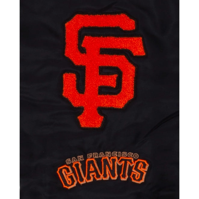 New Era San Francisco Giants Logo Select Black White Jacket