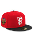 San Francisco Giants Scarlet Red Black 25th Anniversary SP 59Fifty Fitted