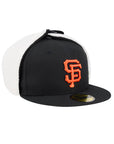San Francisco Giants Dog Ear Black Team Color 59Fifty Fitted