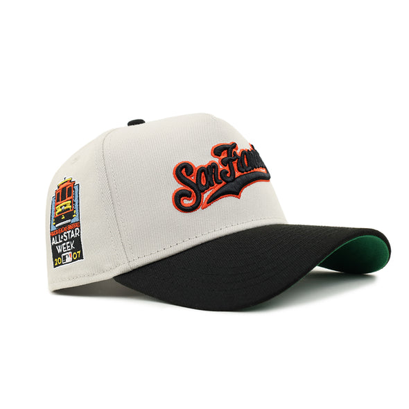 San Francisco Giants Stone Black 2 Tone 2007 All Star Week SP 9Forty A-Frame Snapback