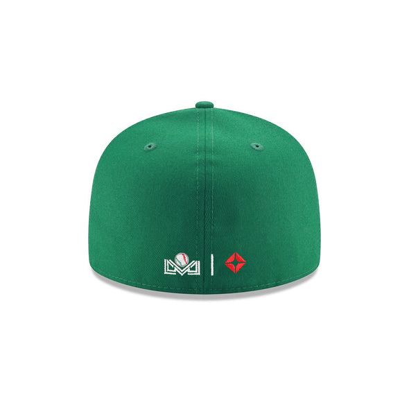New Era Mexico Serie Del Caribe M Green Red 2 Tone 59Fifty Fitted