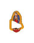 CrownMinded Virgin Mary Virgen De Guadalupe New Era Flag Outline Cap Pin