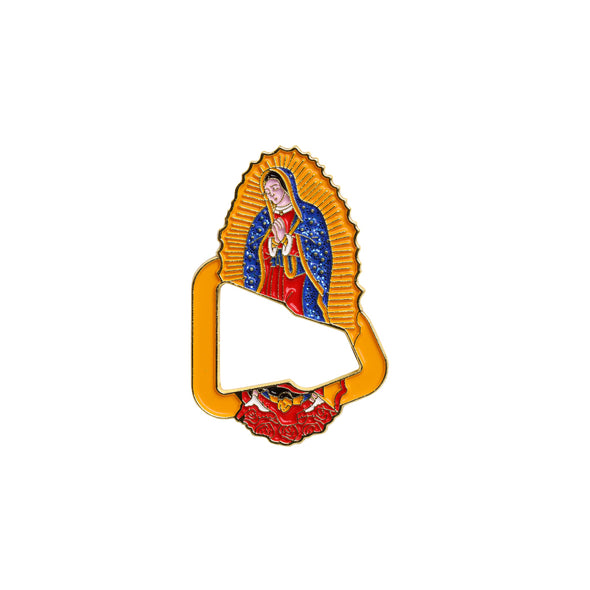 CrownMinded Virgin Mary Virgen De Guadalupe New Era Flag Outline Cap Pin
