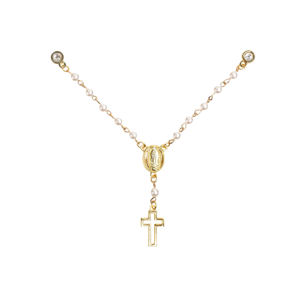 CrownMinded Rosary Virgin Mary Virgen De Guadalupe Cap Chain Pin