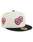 Corpus Christi Hooks Guitar Chrome Black 2 Tone Alternate Logo SP MiLB 59Fifty Fitted