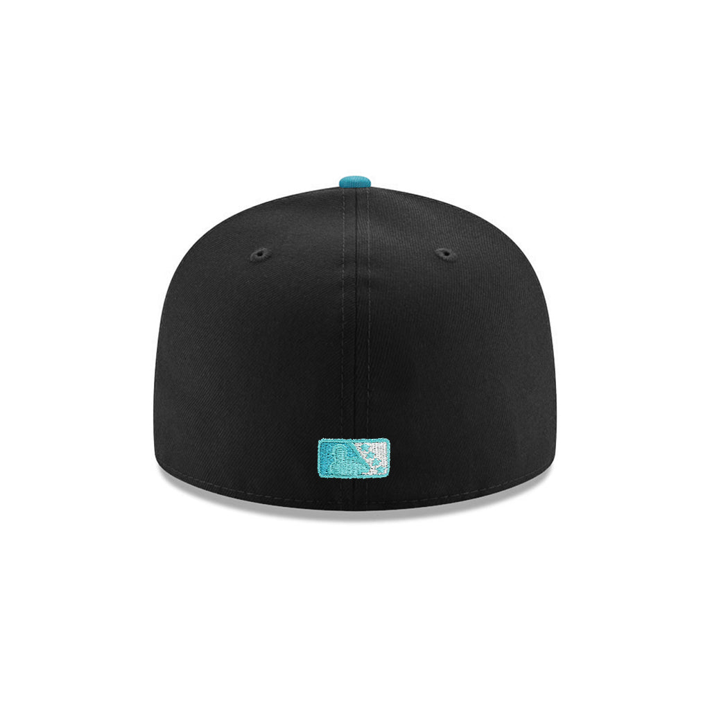 Corpus Christi Hooks Black Aqua Astros City Connect SP 59Fifty Fitted