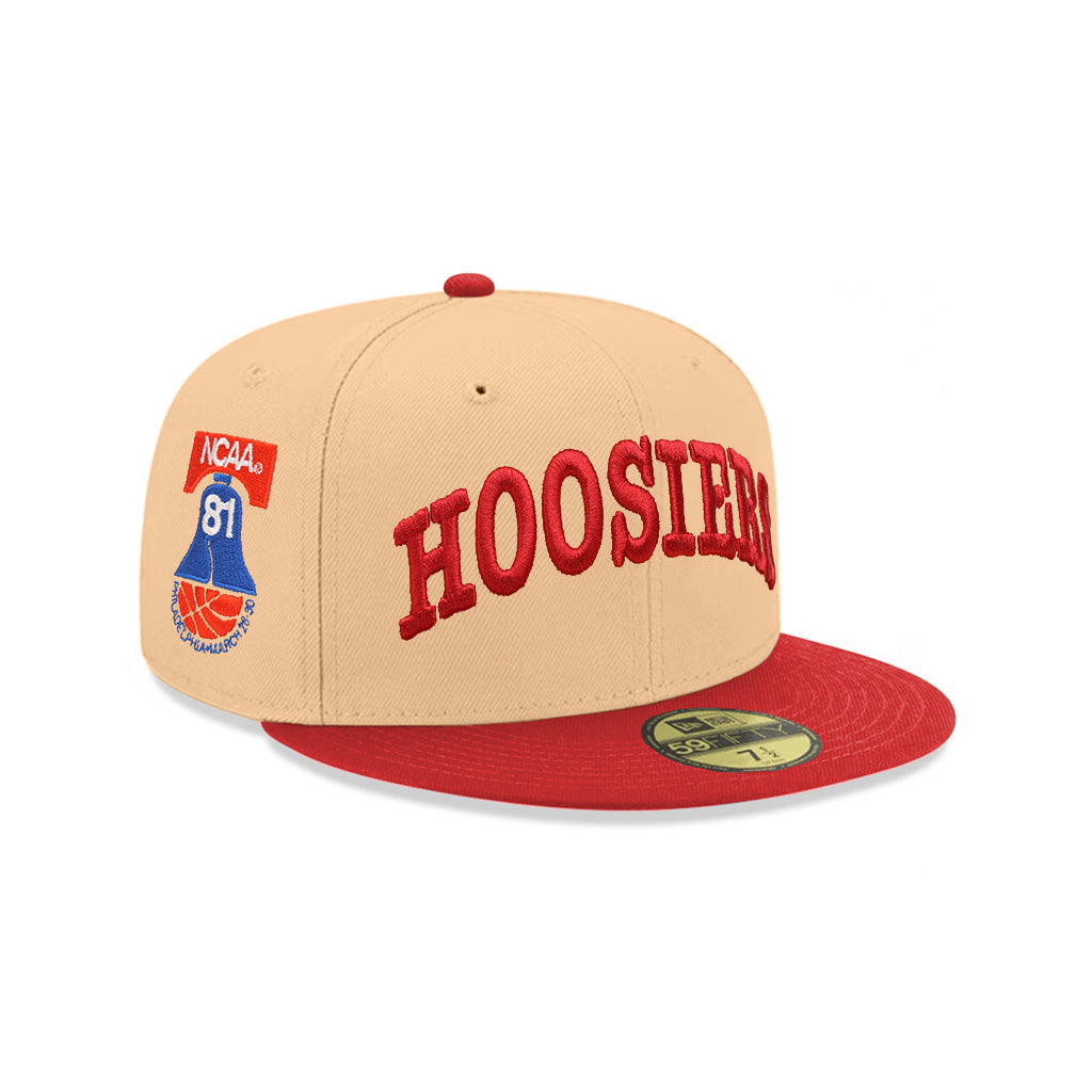Indiana Hoosiers Candied Pecan Red 2 Tone 1981 NCAA Final Four SP 59Fifty Fitted