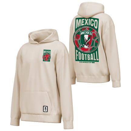Mexico FIFA World Cup 2026 World Player Heritage Football Hood - Cream
