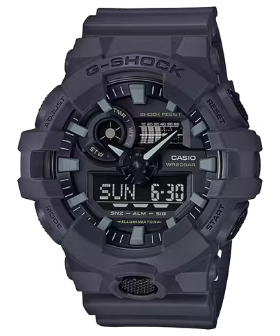 G-SHOCK Analog-Digital Utility Dark Grey Resin Watch
