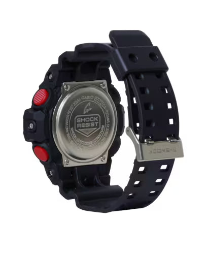 G-SHOCK Analog-Digital Red and Black Resin Watch